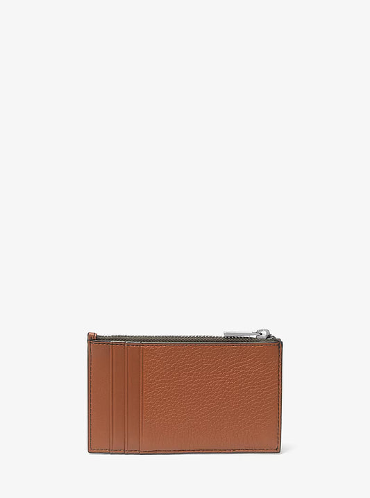 Michael Kors Mens Cooper Slim Zip Wallet - Brown