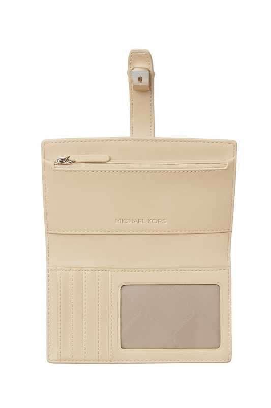 PORTAFOGLIO MICHAEL KORS GREENWICH CREAM