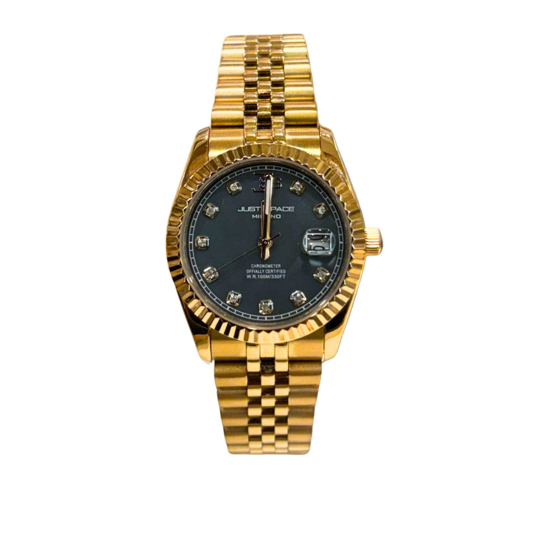 just space color oro con quadrante nero