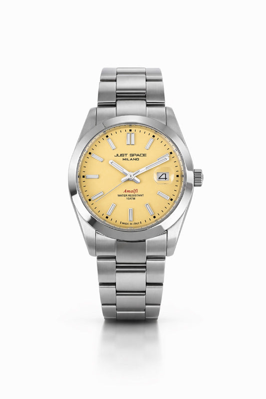 Just Space Amalfi JS3B Acciaio quadrante azzurro