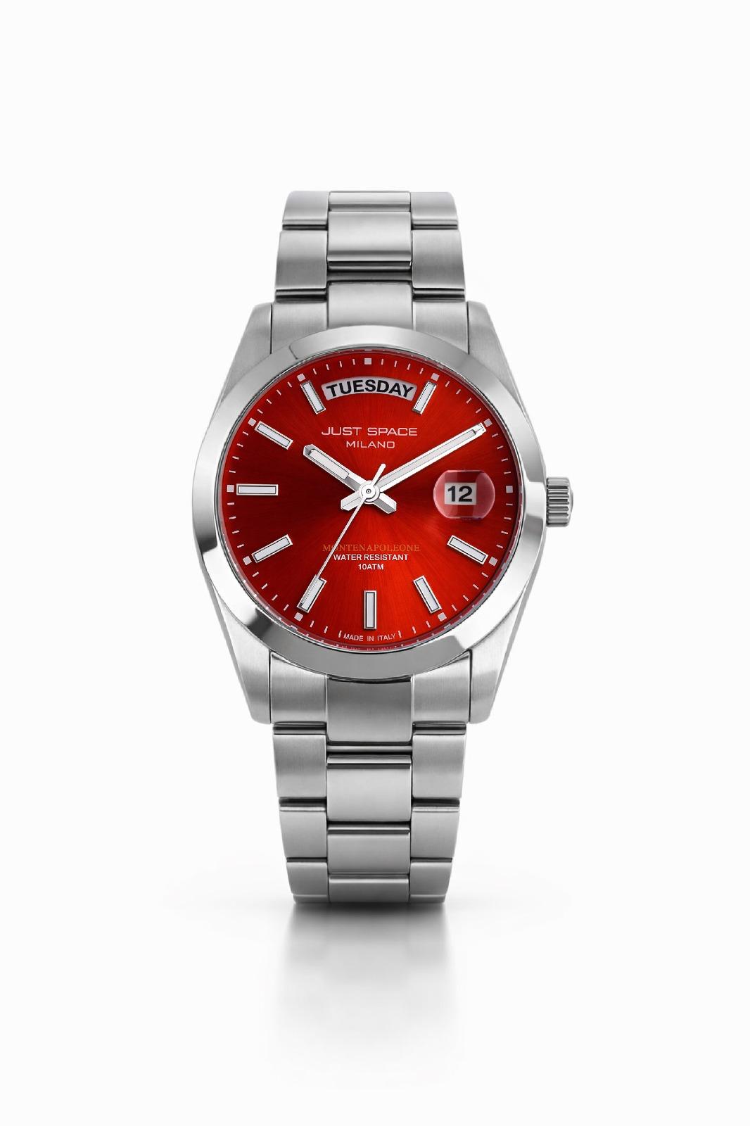 Just Space Montenapoleone JS3B Acciaio quadrante Tabacco