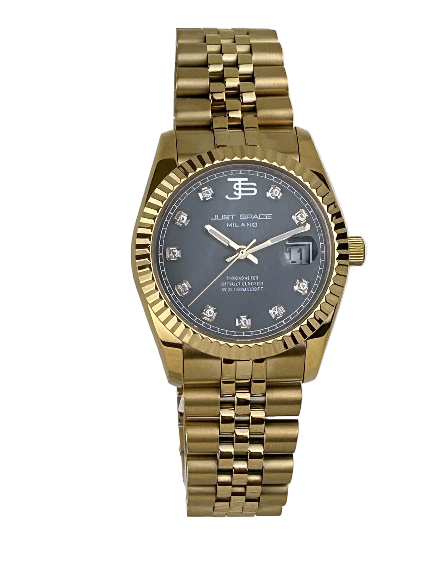 just space color oro con quadrante nero