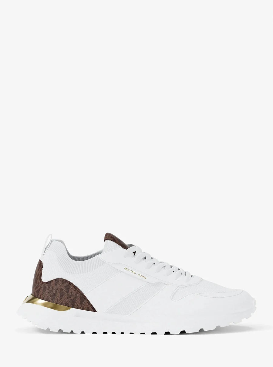 scarpe Michael Kors jesse mixed-media trainer