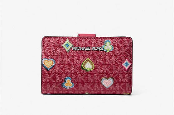 PORTAFOGLIO MICHAEL KORS jet set travel RASPBERRY