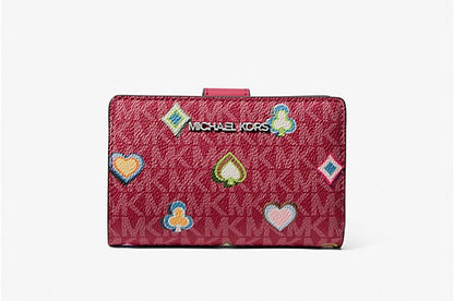 PORTAFOGLIO MICHAEL KORS jet set travel RASPBERRY