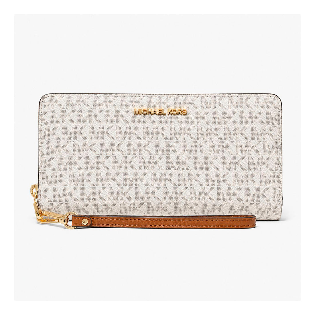 Portafoglio da donna Michael Kors 35S6GTVE9B-Brown  metalleria oro
