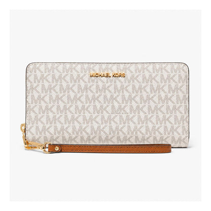 Portafoglio da donna Michael Kors 35S6GTVE9B-Brown  metalleria oro