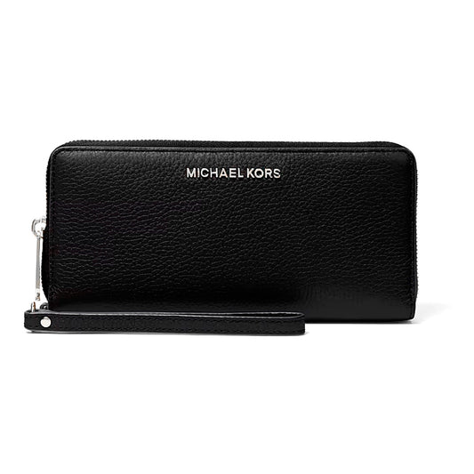 Portafoglio da donna Michael Kors 35S6STVE9L-BLACK metalleria acciaio