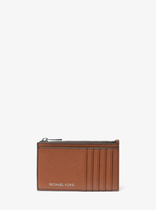 Michael Kors Mens Cooper Slim Zip Wallet - Brown