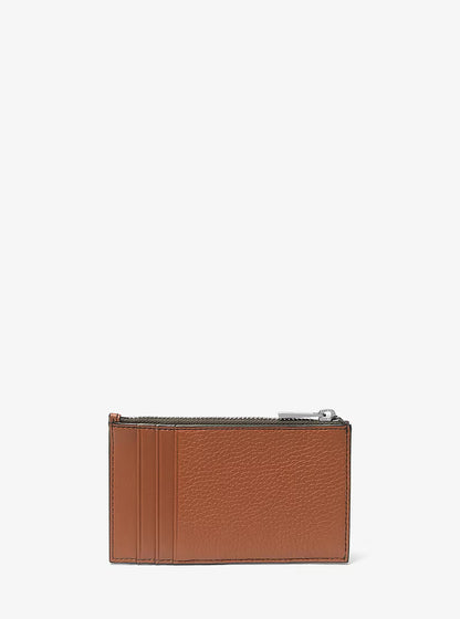 Michael Kors Mens Cooper Slim Zip Wallet - Brown