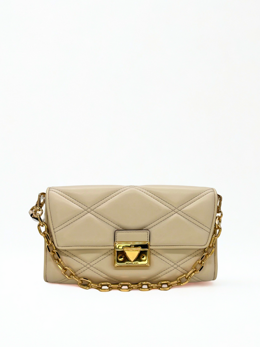 BORSA MICHAEL KORS SERENA LIGHT CREAM