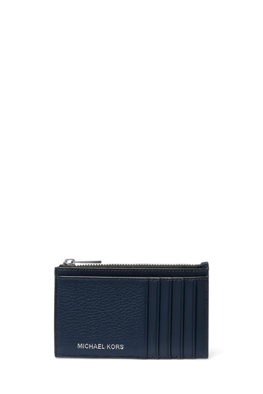 Michael Kors Mens Cooper Slim Zip Wallet - NAVY
