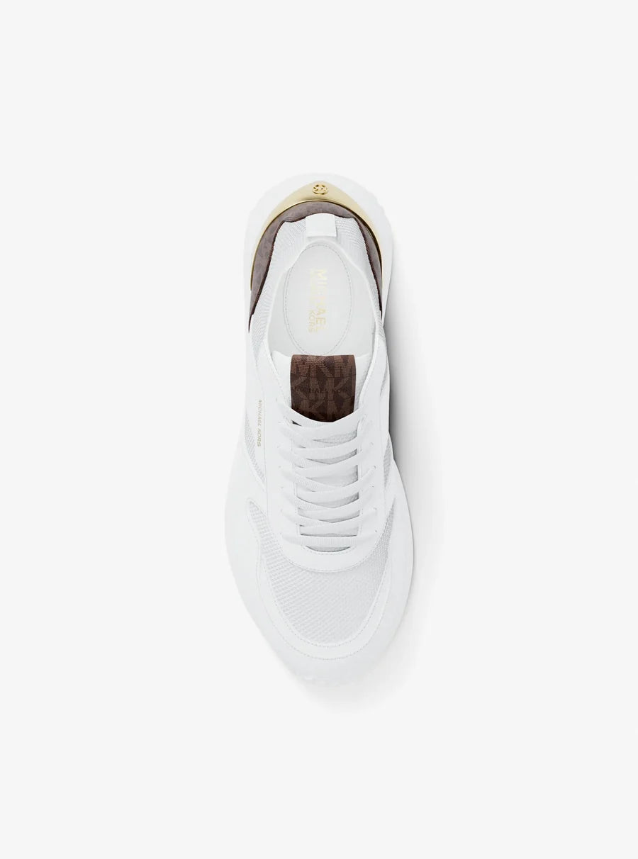 scarpe Michael Kors jesse mixed-media trainer