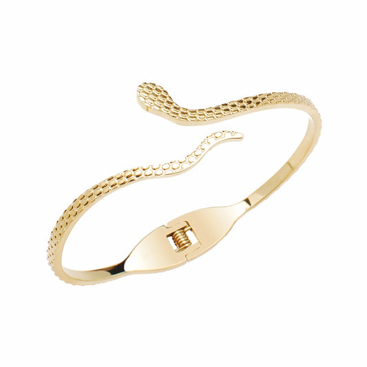 bracciale rigido serpente oro