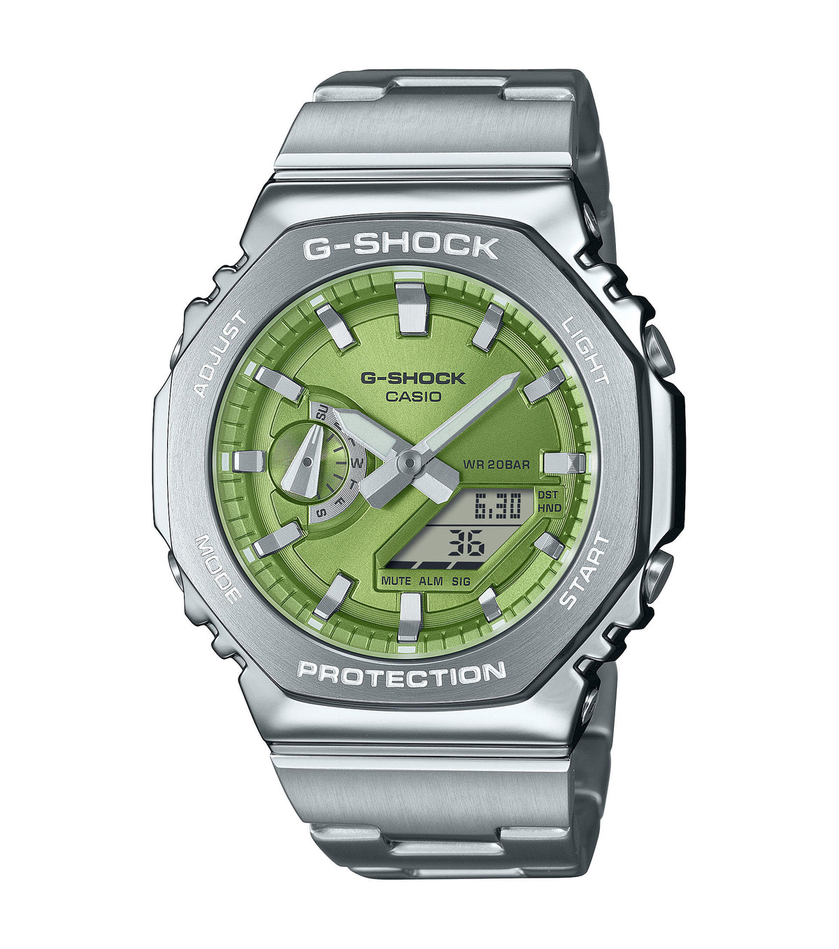 Orologio CASIO G-SHOCK Serie G-STEEL GM-2110D-3AER Lime/Steel