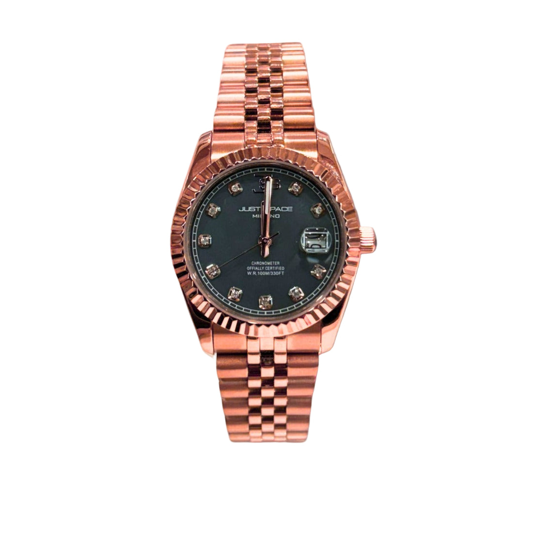 just space color oro ramato con quadrante nero