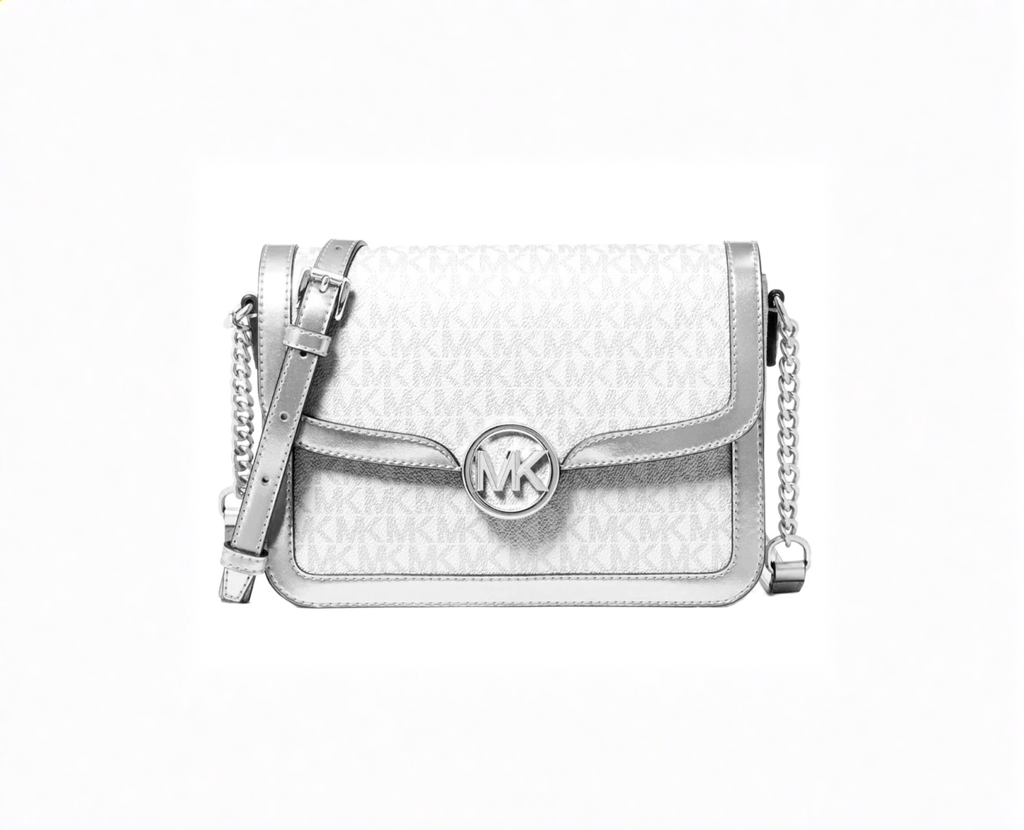 BORSA MICHAEL KORS LEIDA SILVER