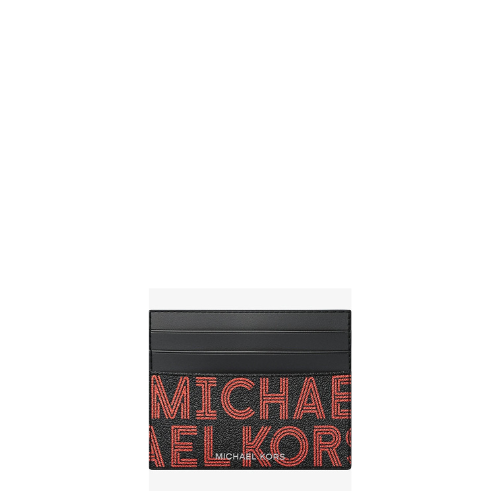 PORTACARTE MICHAEL KORS COOPER BRIGHT RED