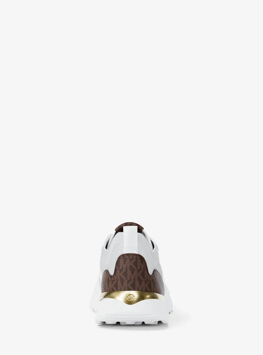 scarpe Michael Kors jesse mixed-media trainer