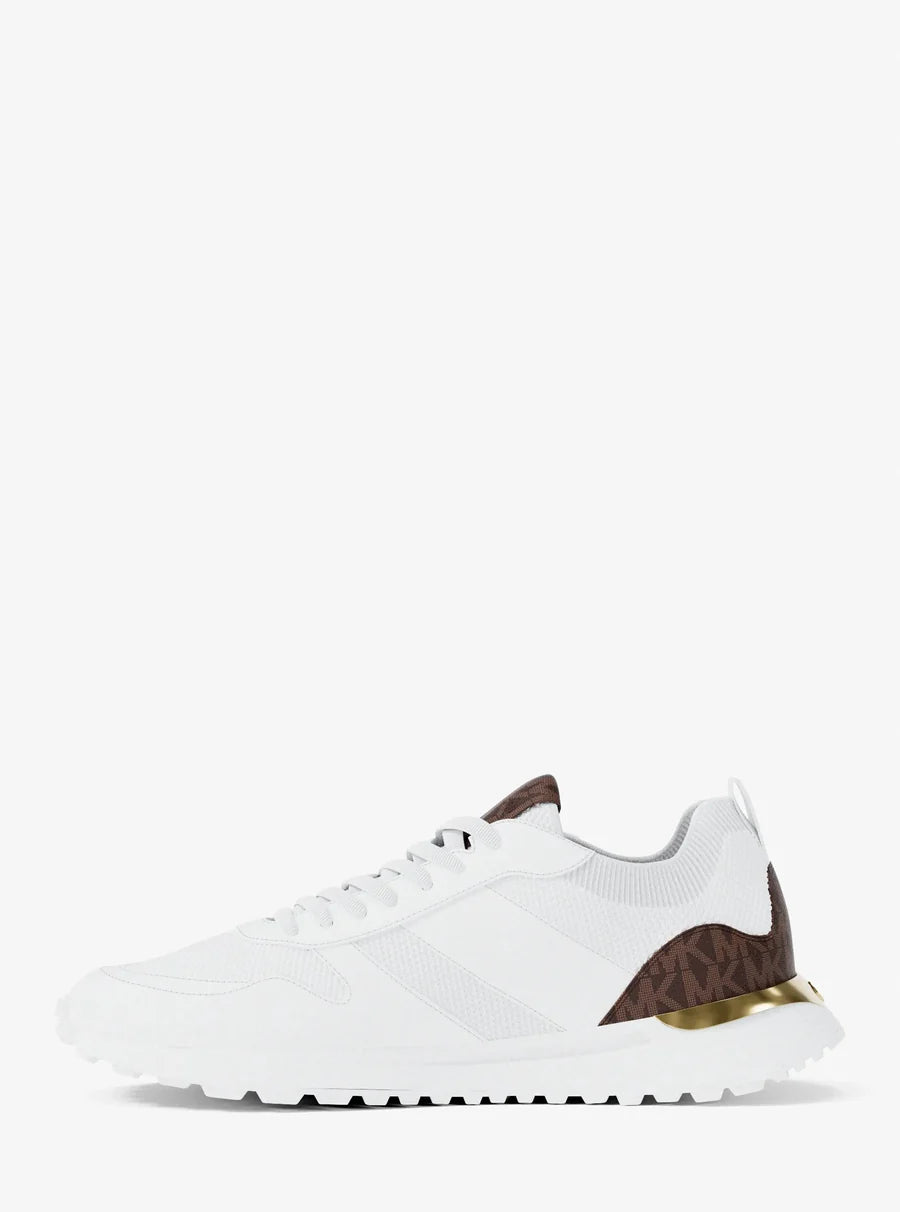 scarpe Michael Kors jesse mixed-media trainer