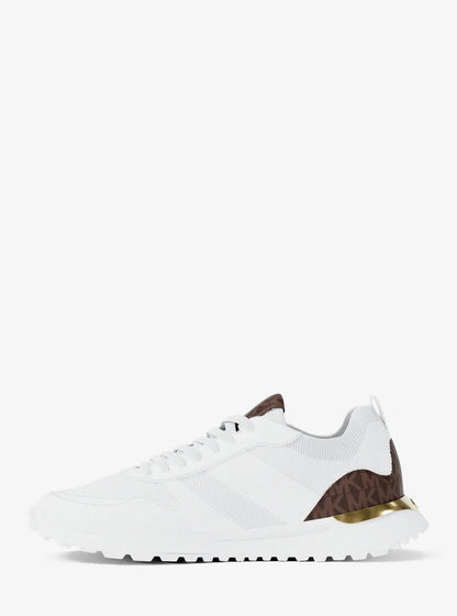 scarpe Michael Kors jesse mixed-media trainer