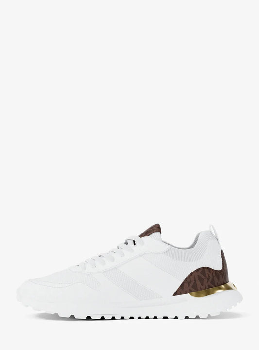 scarpe Michael Kors jesse mixed-media trainer