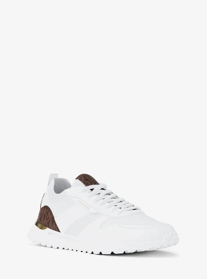 scarpe Michael Kors jesse mixed-media trainer