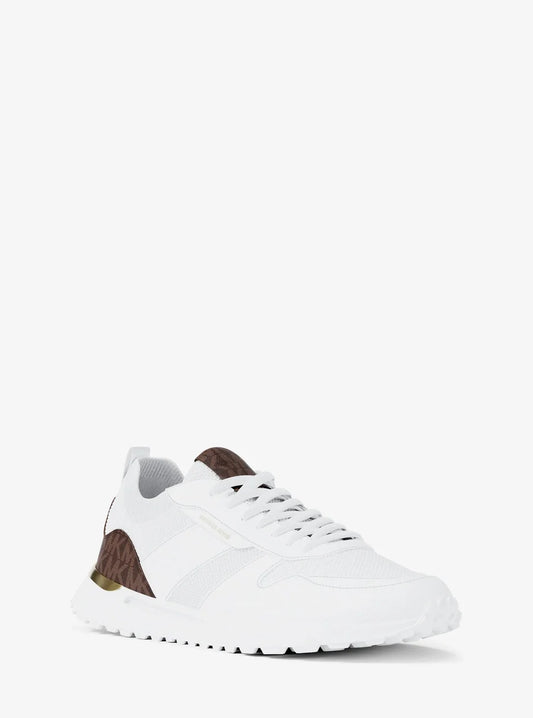 scarpe Michael Kors jesse mixed-media trainer