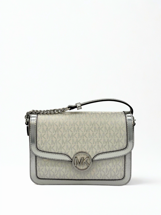 BORSA MICHAEL KORS LEIDA SILVER
