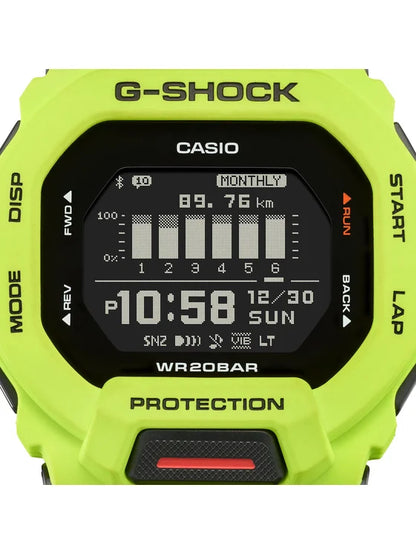 orologio digitale uomo Casio gbd-200-9er G-SHOCK G-SQUAD multifunzione bluetooth
