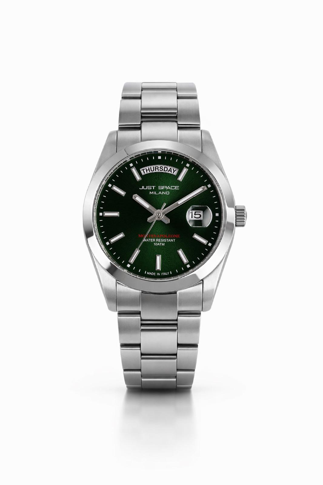 Just Space Montenapoleone JS3B Acciaio quadrante Tabacco